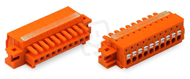 Pružinová svorka CAGE CLAMP oranžová 1,5mm2 14pól oranžová WAGO 2734-214/027-000
