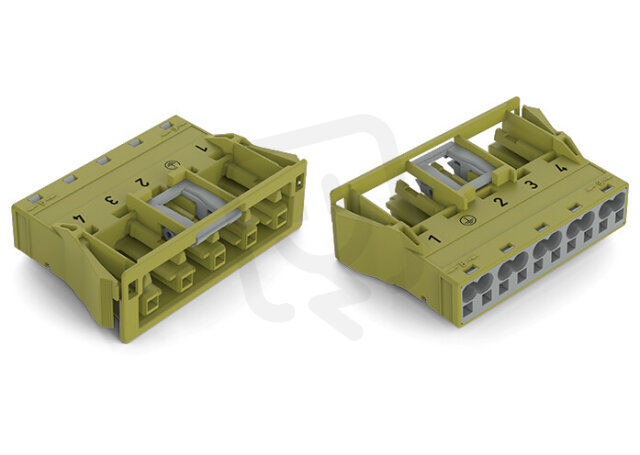 Zásuvka Snap-In 5pól. Kód. B světle zelená WAGO 770-765/073-000
