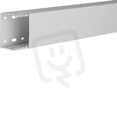 Propojovací kanál HNG bezhalogenový 50x75 mm s víkem, PC-ABS, světle šedá