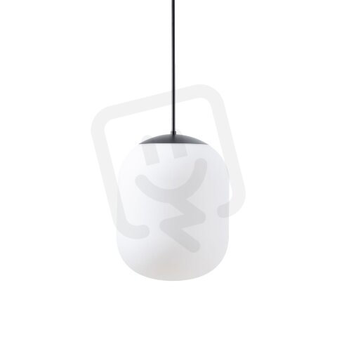 Závěsné LED svítidlo se skleněným stínidlem OSMONT TANIA P1 HP 52W IP40 3K černá
