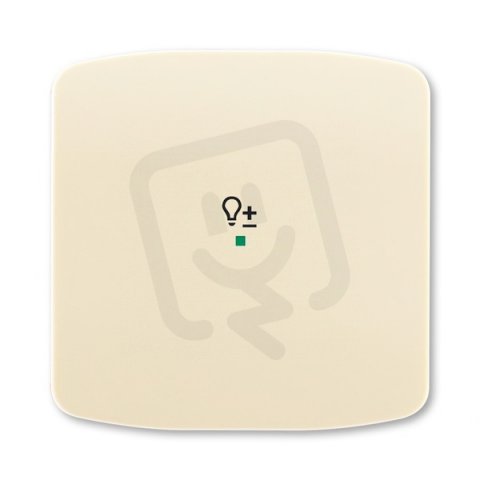 ABB Tango Kryt 1násobný symbol stmívání slonová kost 6220A-A01004 C