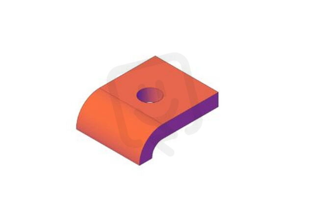 Příložka pro tyče I 140-160 ON130645 černá KOŇAŘÍK 54045014