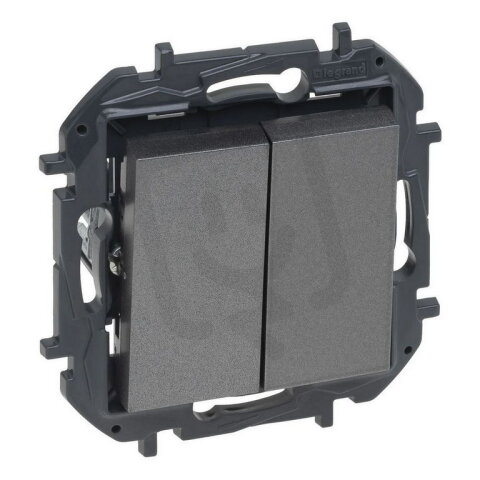 NILOE S. TLAČÍTKO DVOJ.OCEL LEGRAND 863412B