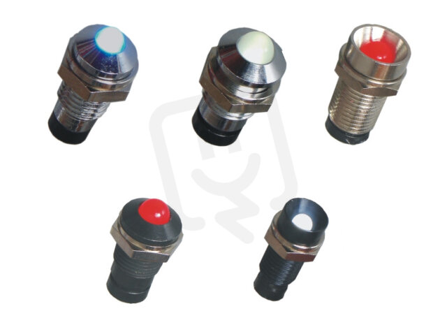 Indikační signálka LED-I-06 R 12DC M6-03 červená ELECO 1009231