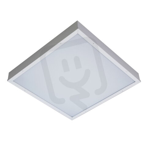 PKS4000 IP54 přisazené čtverec opálový kryt LED840 SELV. 1050mA nuzový zdroj