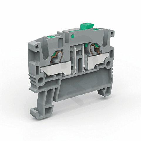 Pružinová řadová svorka rozpojovací EFS.2/GR šedá MOREK EFS200GR