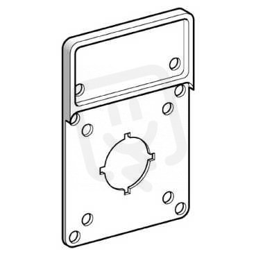 Schneider KZ16 Vario držák štítku 60x60mm bez štítku