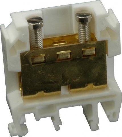 Řadová svorkovnice, bílá, maximální průřez vodiče 10mm2 RSDPS-20/0