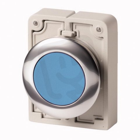 Eaton M30C-FDR-B Ovládací hlavice tlačítka, zapuštěné tlačítko, aretace, modrá