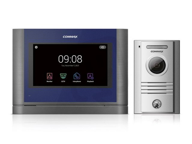 Commax 0109-565 CDV-704MA modrý/40KHD sada videotelefonu