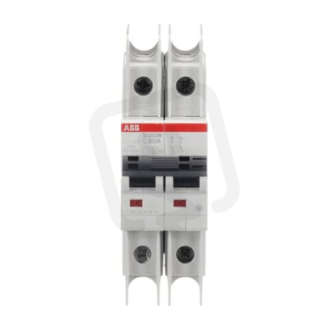 ABB SU202M-C60 jistič char. C 10kA 60A 2P  dle UL489 a CSA 22.2 No. 5