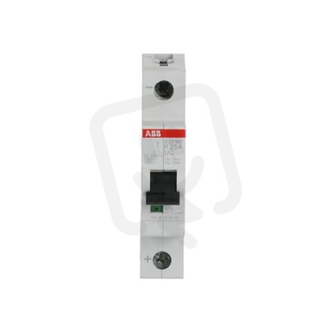 ABB S201MT-K25UC jistič 1F 25 A char. K 10kA 220VDC/253VAC pro kolejová vozidla
