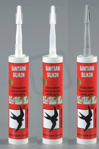 DenBraven 30212RL Sanitární silikon - bílý - 310 ml RL