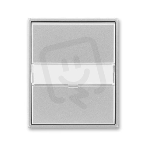 Kryt vypínače s popisovým polem s průzorem 3558E-A00610 08 titanová Time ABB