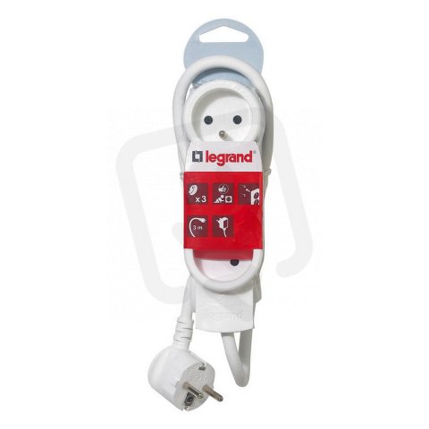 Legrand 050052 PRODLUŽ. PŘÍVOD 3X2P+T, 3M