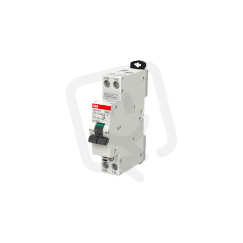 S2011C-C2 1P+1P fázový jistič 1mod 2A char. C 6kA ABB 2CDS251281R0024