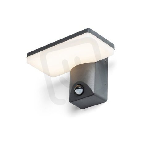 RINA PIR nástěnná antracitová 230V LED 12W IP65 3000K RENDL R13654
