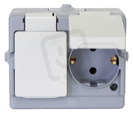 135804007 Zásuvka 230V 2-násobná IP44