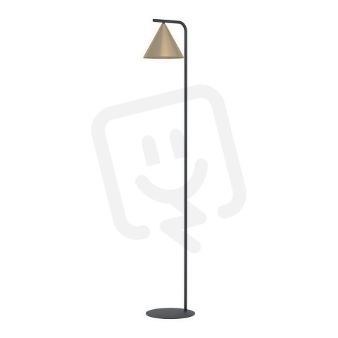 Stojací svítidlo NARICES 1xE27 černá/mosaz -zlatá 40W IP20 EGLO 99594