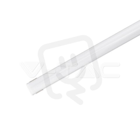 Aluminum Profil 2000 x 15.8 x 15.8mm Milky, VT-8109 V-TAC SKU3353