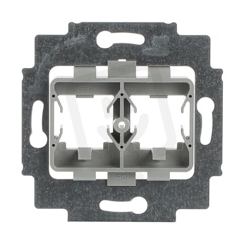 Třmen se soklem pro 2x modul Panduit Mini-Com šedá 2CKA001753A8057 ABB