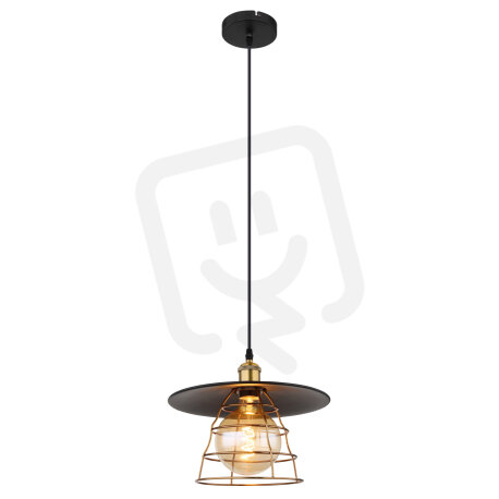 Závěsné svítidlo VIEJO černá 1xE27, max. 60W 230V GLOBO 15086BH1