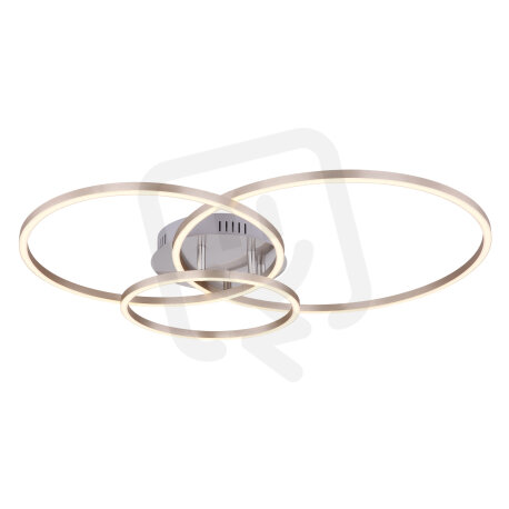 Stropní svítidlo MUNNI nikl LED 40W 230V, 1770lm, 3000K GLOBO 67220-40R