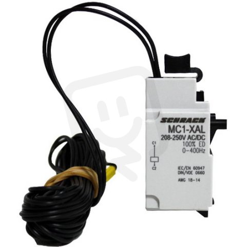 Vypínací spoušť 208-250V AC/DC pro MC1, kabel 3 m SCHRACK MC199744--