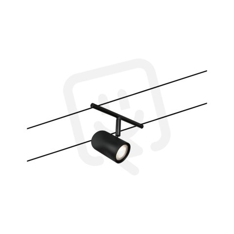 Lankový systém Cup spot GU5,3 max. 10W 12V černá mat/chrom PAULMANN 94470