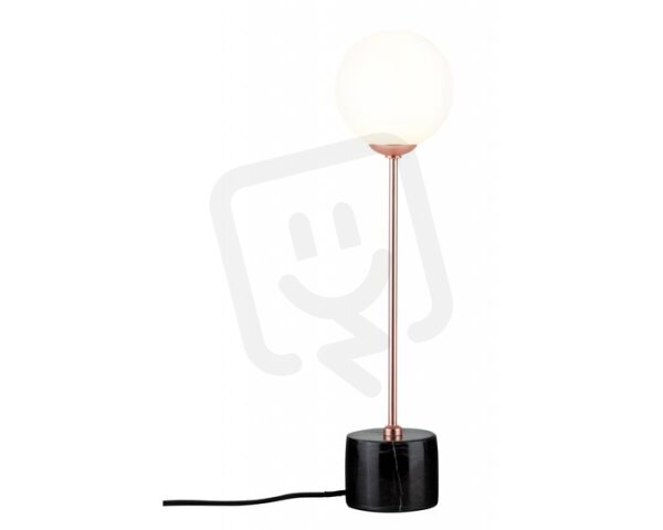Stolní lampa Neordic Moa mramor bílá/černá/měď matná 796.62 PAULMANN 79662