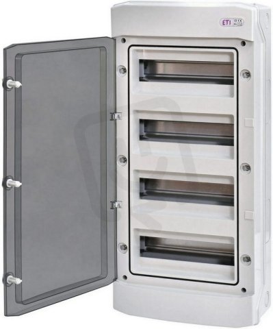 Nástěnná rozvodnice ECH-48PT 48M (4x12) IP65 ETI 001100304