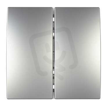 Unica Přepínač dvojitý střídavý řazení 6+6 (5b) Aluminium SCHNEIDER MGU3.213.30