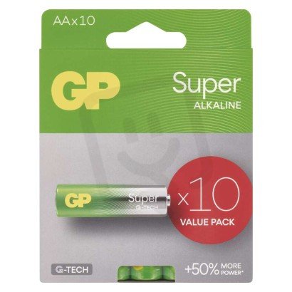 Alkalická baterie GP Super AA (LR6) GP BATTERIES B0121G