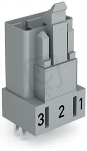Konektor na desky plošných spojů rovné provedení 3pól. šedá WAGO 890-853