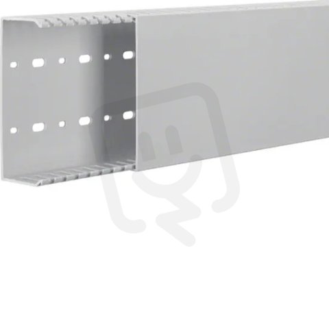 Propojovací kanál HNG bezhalogenový 50x125 mm s víkem, PC-ABS, světle šedá