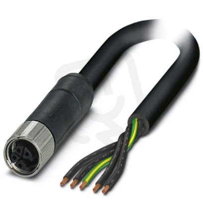 SAC-5P- 3,0-PVC/M12FSK PE Napájecí kabel 1414796