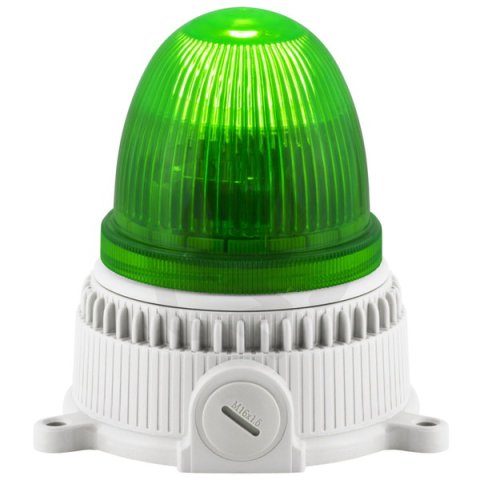 Modul zábleskový OVOLUX X 24V, ACDC, IP65, M16, zelená, světle šedá 30154