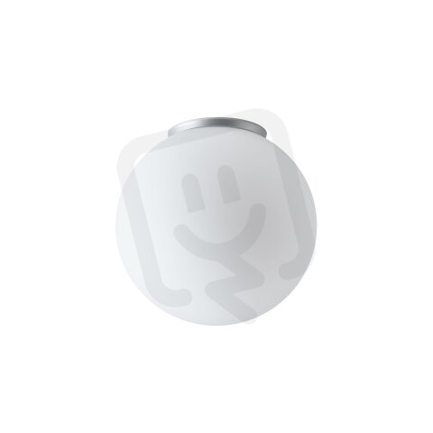 Přisazené LED svítidlo se skleněným stínidlem STYX 3 20W IP65 DALI 4K stříbro