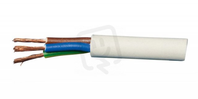 Silový kabel H03VV-F 3G0,5 B (3x0,5)