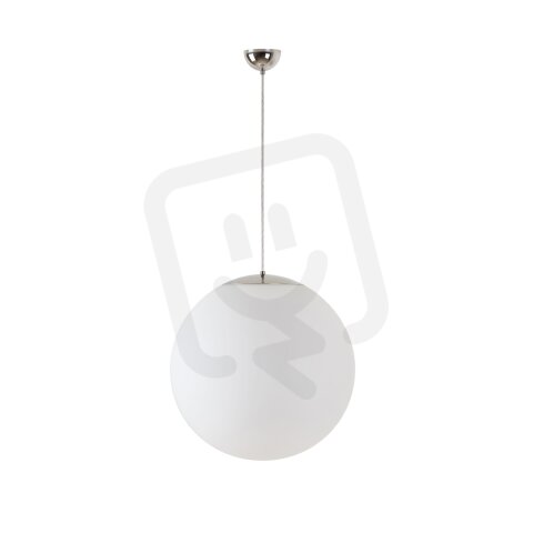 Závěsné svítidlo se skleněným stínidlem OSMONT ADRIA S4 23W IP40 E27 chrom