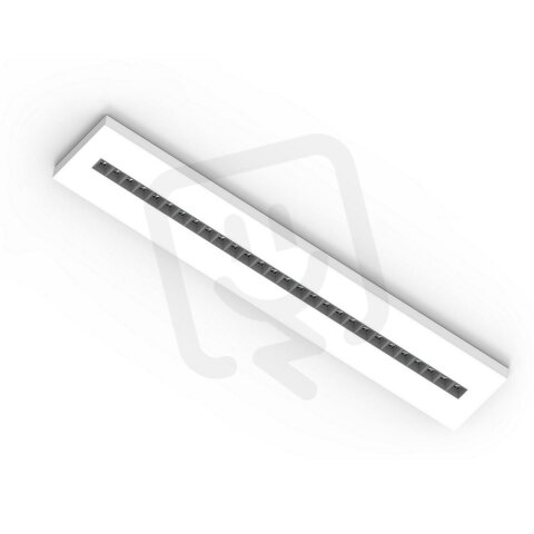 EPS4000 LED 830 obdélník M 1x černý reflektor optika 80° DALI