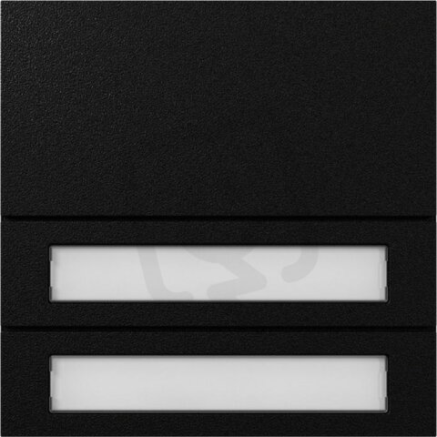 Modul volacího tlačítka 2× System 106 černá m GIRA 5532925