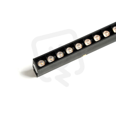 Bodové lineární svítidlo pro LED systém Alumia Magnetik černá , 4000K AM16L-40-B