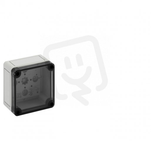 Prázdná skříň TK PS 99-6-to šedá IP66 IK07 94x94x57mm SPELSBERG 11100301