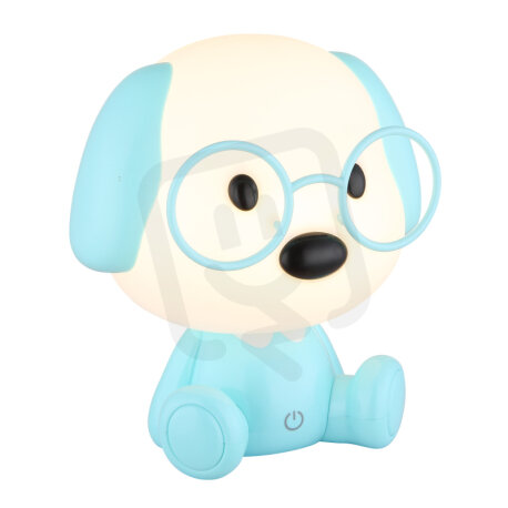 Stolní lampa PUPPY modrá 1W 3000K GLOBO 21761B