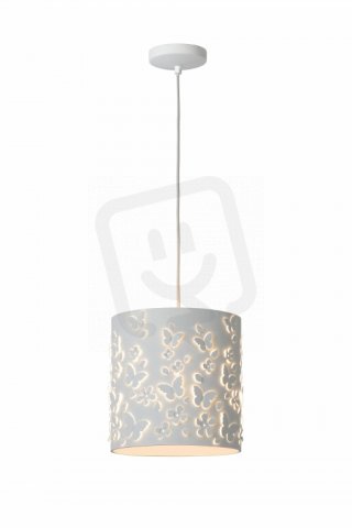 MARGUERITE Pendant 1xE27 D25 H26cm White