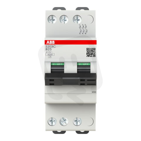 S203C-B25; 3 fázový kompaktní jistič v p