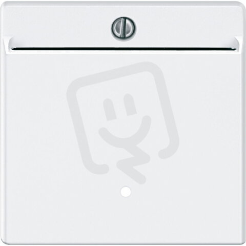 Držák hotelových karet, Merten System M, polar white, termoplast matný 315419