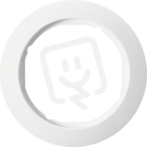 Rámeček 1-násobný, vnitřní otvor pr. 58 mm, Serie 1930, bílá, lesk WTD3191WG