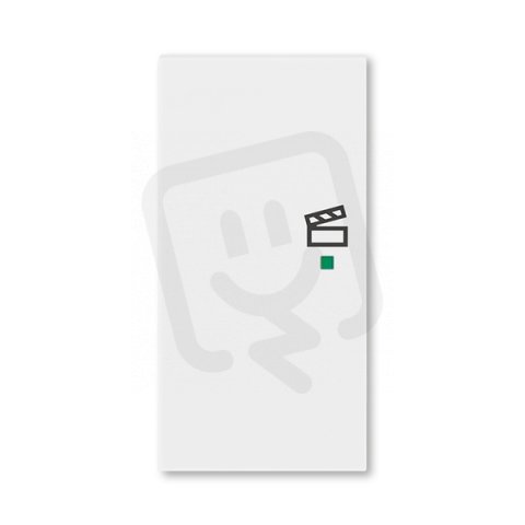ABB Levit Kryt 2násobný levý symbol scény bílá 6220H-A02103 03